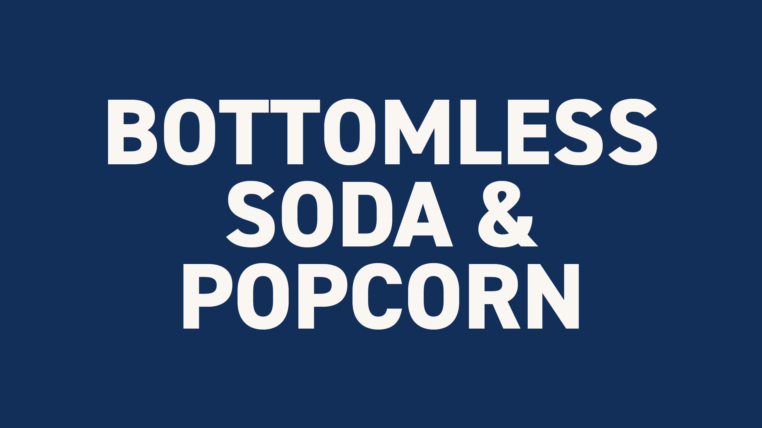 Bottomless Popcorn + Soda - John Cameron Mitchell - Not a Ticket