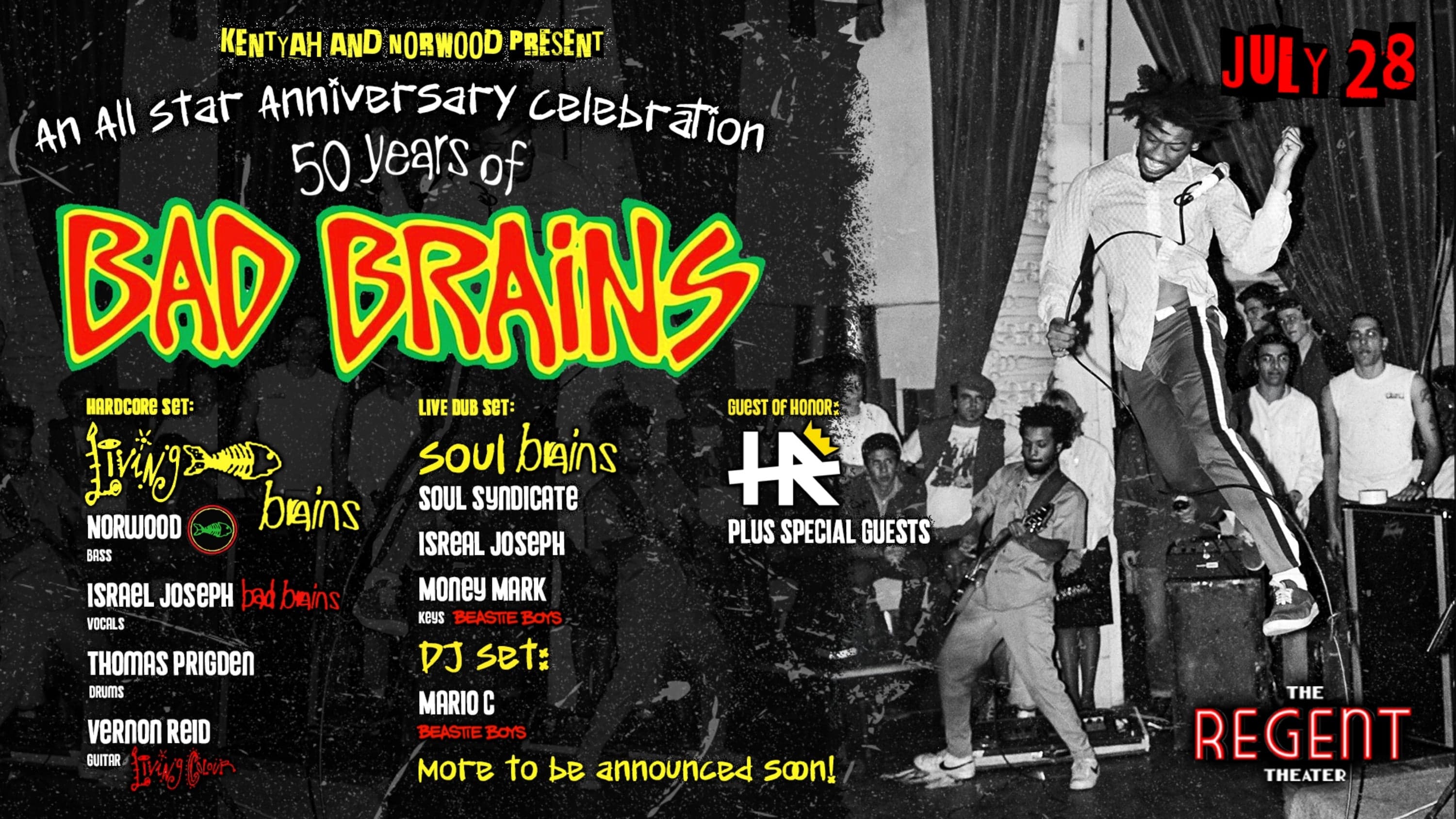 Bad Brains 50th Anniversary Celebration