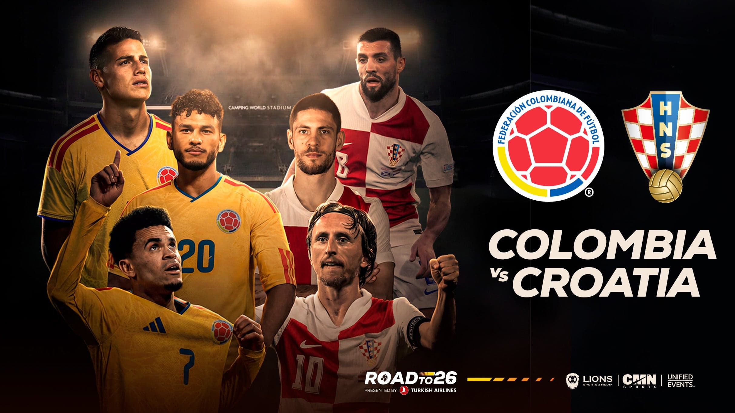 Road to 26: Colombia v Croatia
