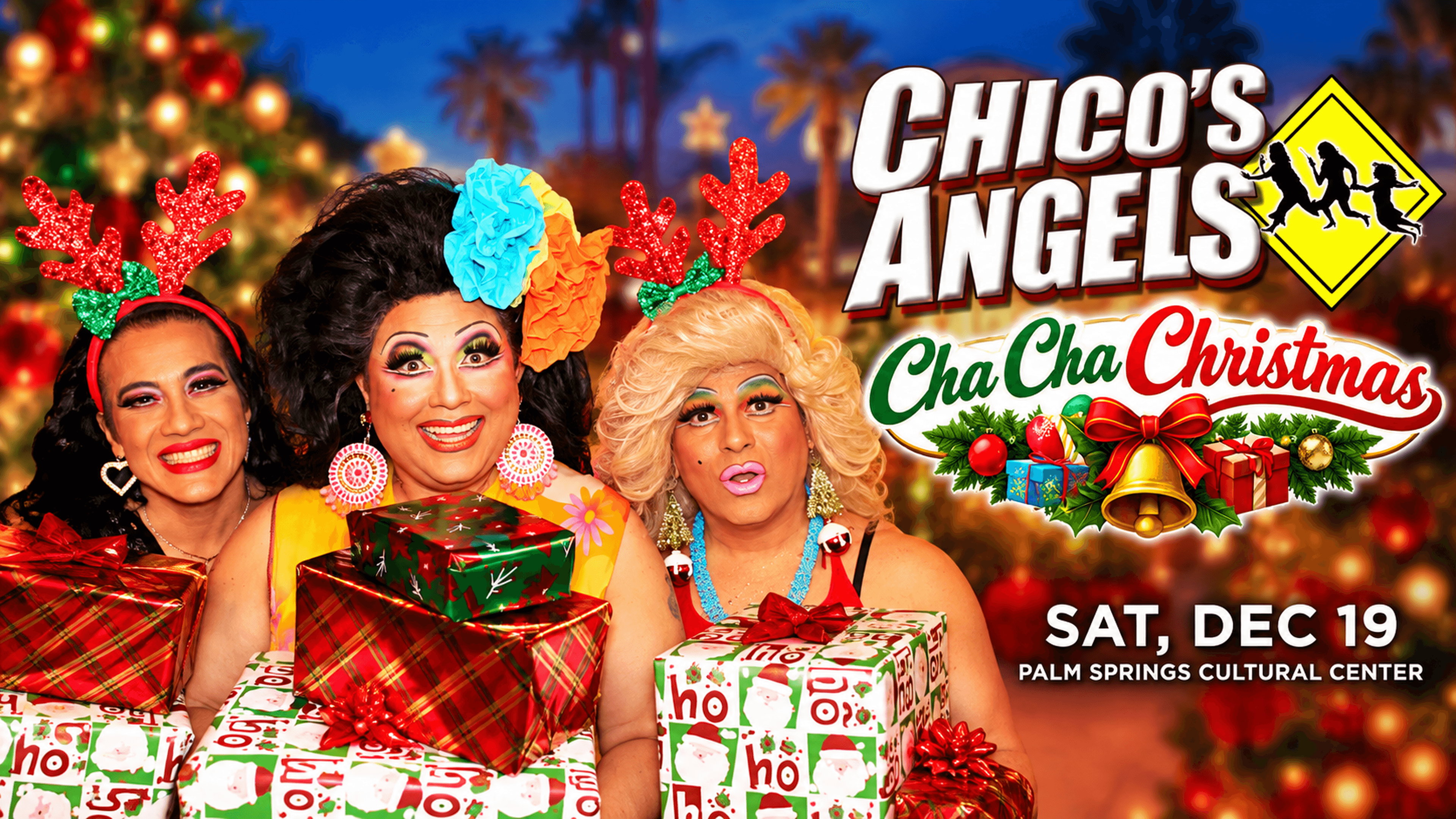 CHICO'S ANGELS' CHA-CHA CHRISTMAS: KAY SEDIA, CHITA PAROL, FRIEDA LAYE