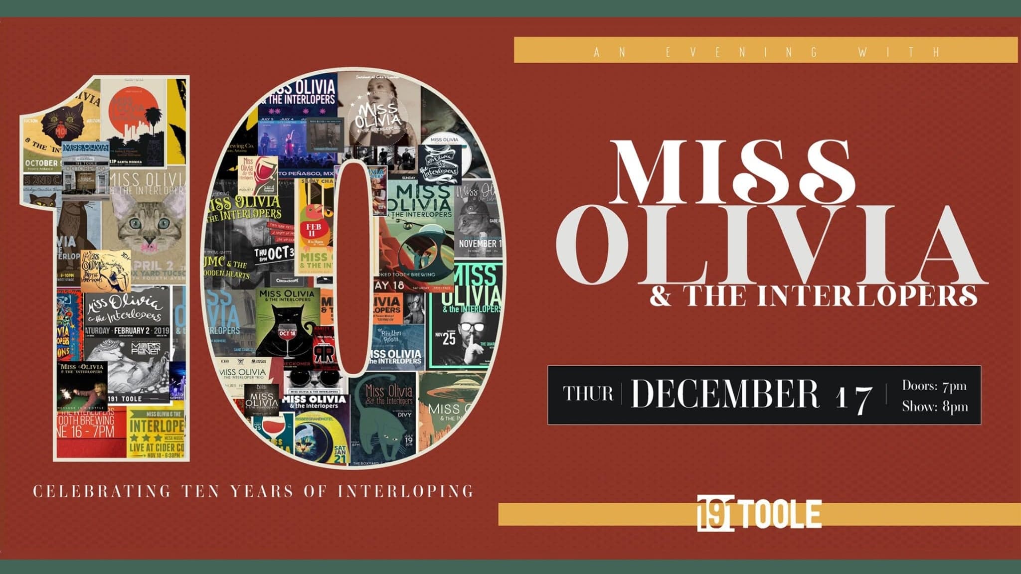 Miss Olivia & The Interlopers: Celebrating Ten Years Of Interloping