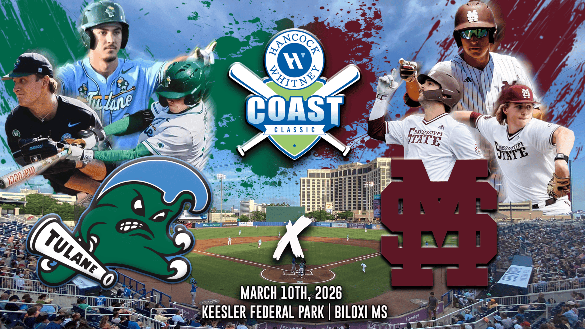 Mississippi State Bulldogs Baseball vs. Tulane University Baseball