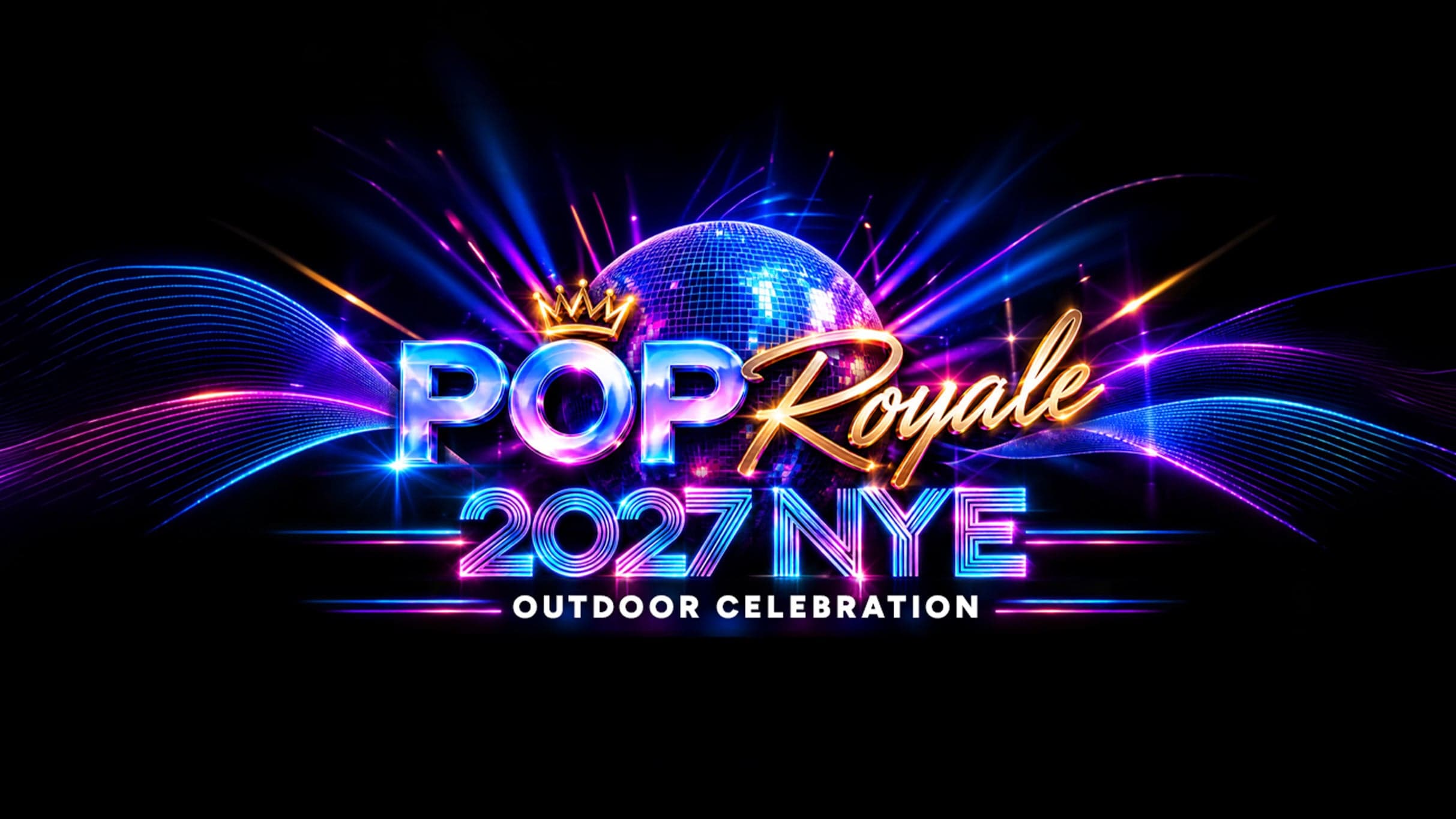 Palm Springs NYE Outdoor Celebration with Liquid Blue 