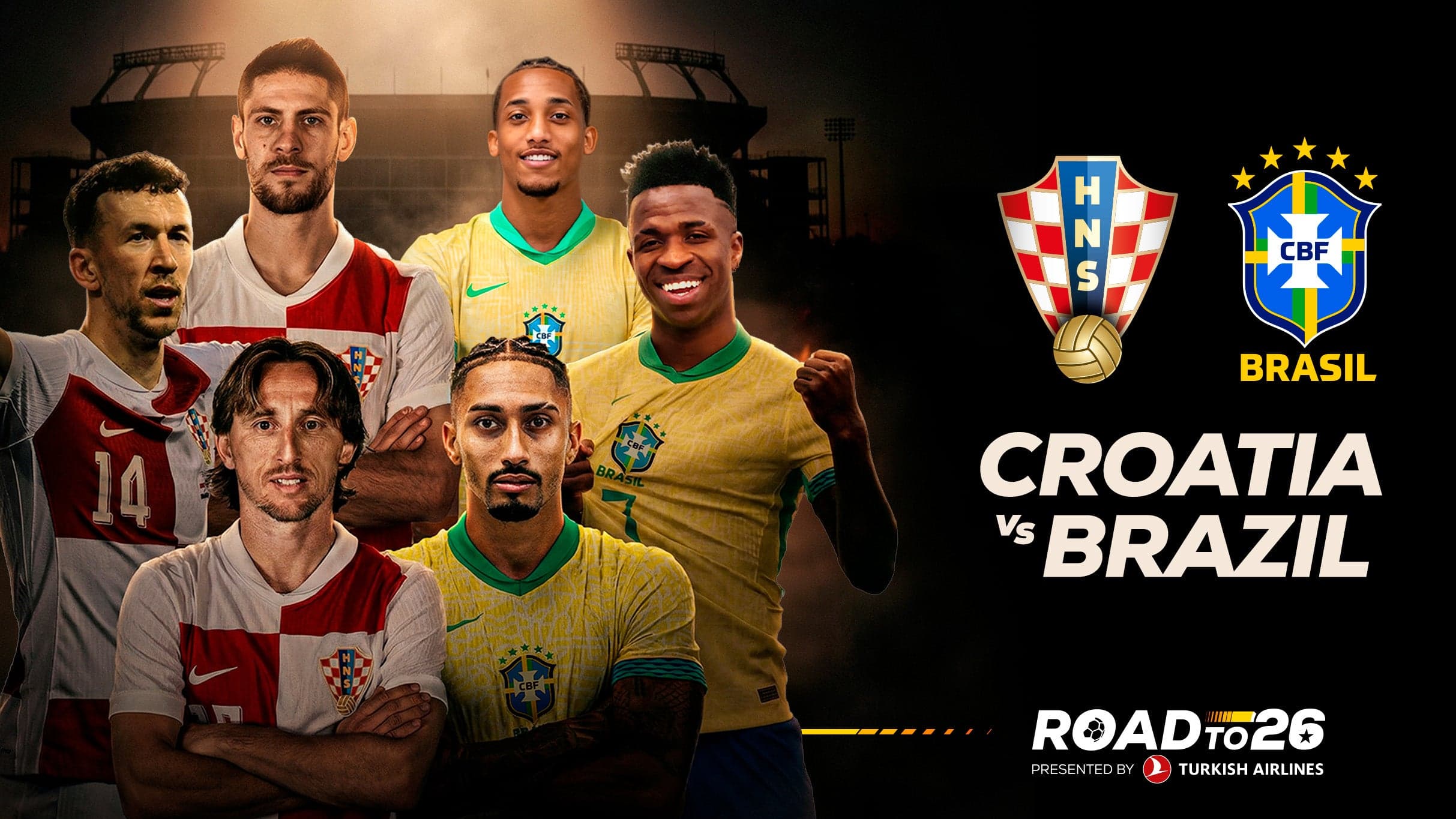 Road to 26: Croatia v Brazil