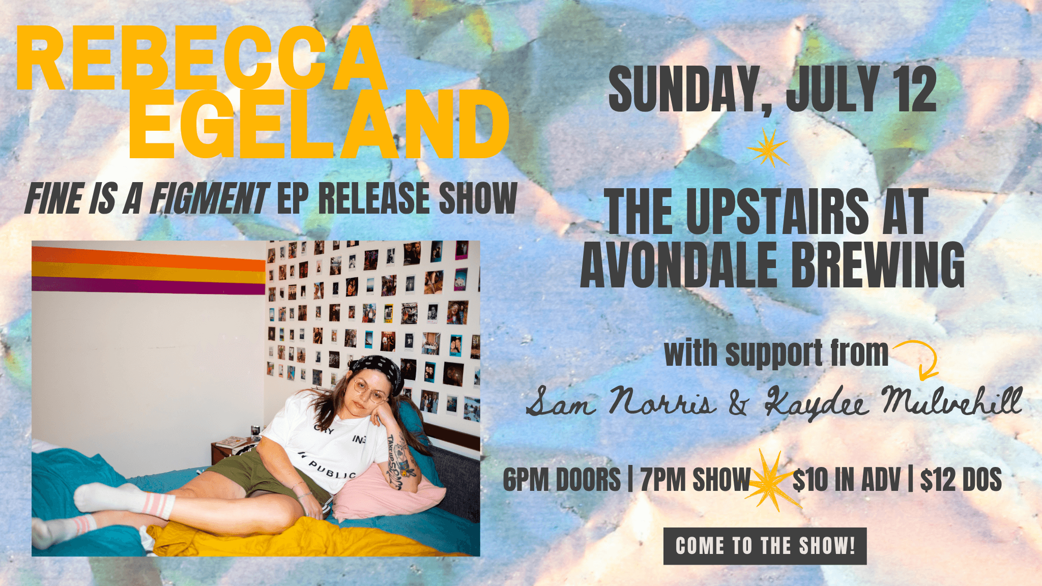 Rebecca Egeland EP Release - The Upstairs at Avondale