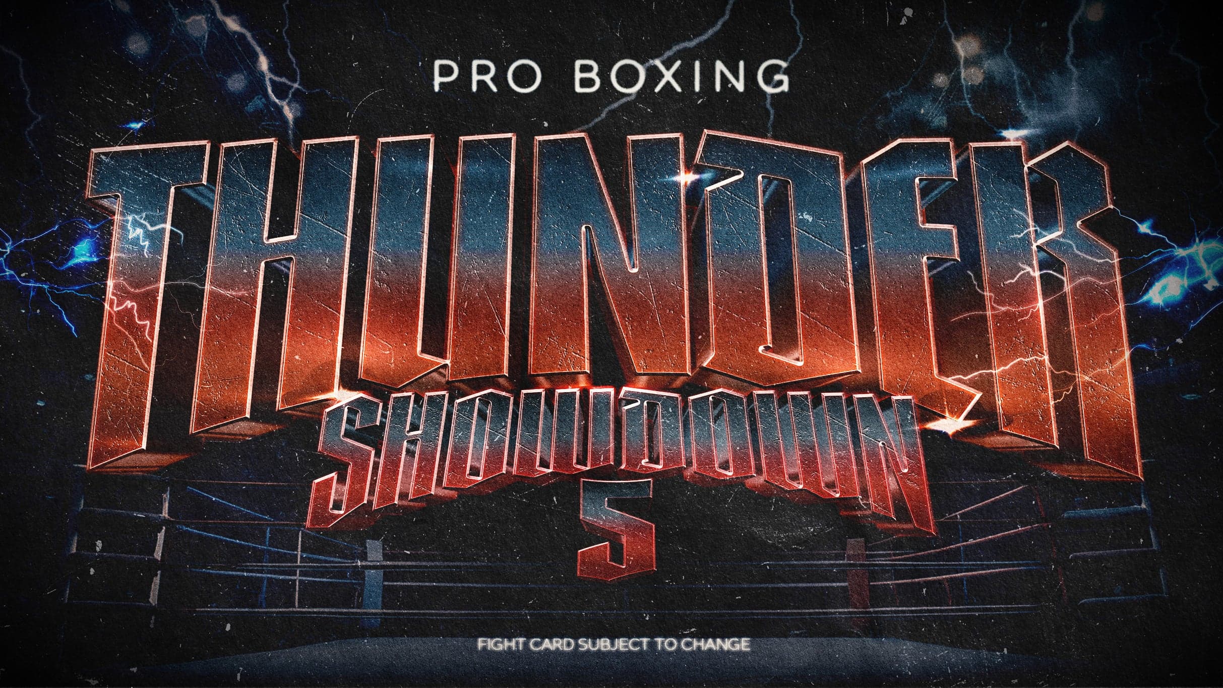 Thunder Showdown 5 - Boxing Live