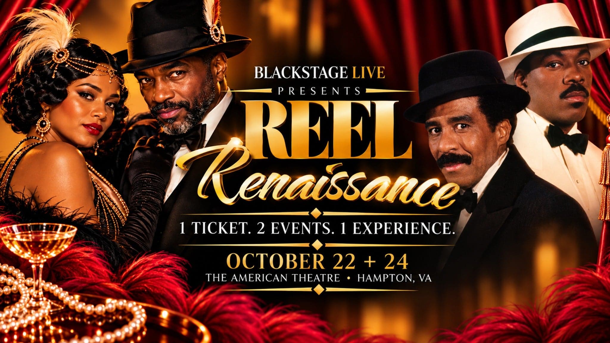 BLACKSTAGE LIVE PRESENTS - REEL RENAISSANCE - GA - 2-DAY TICKET