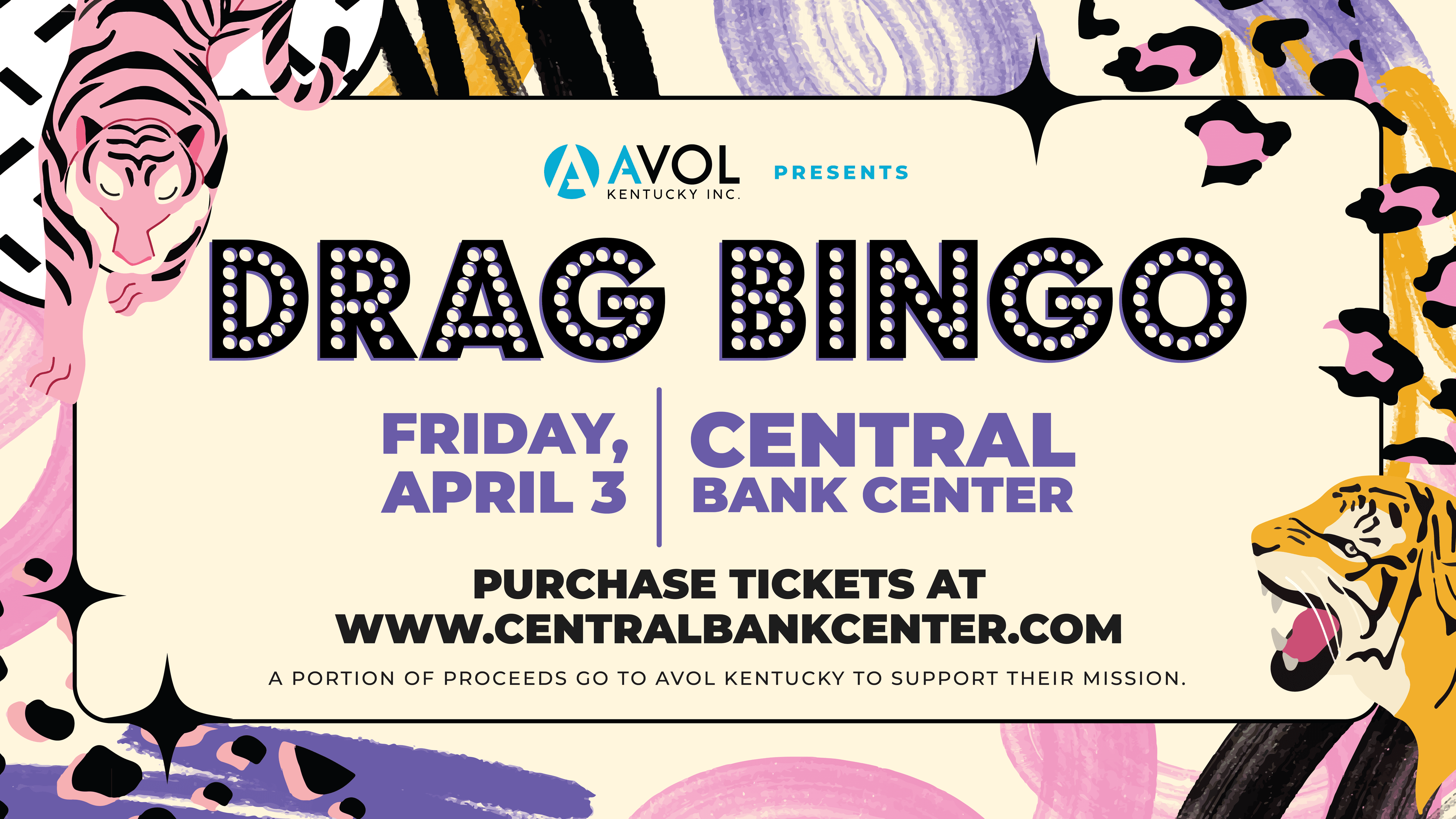 Avol Kentucky Presents Drag Bingo At Central Bank Center