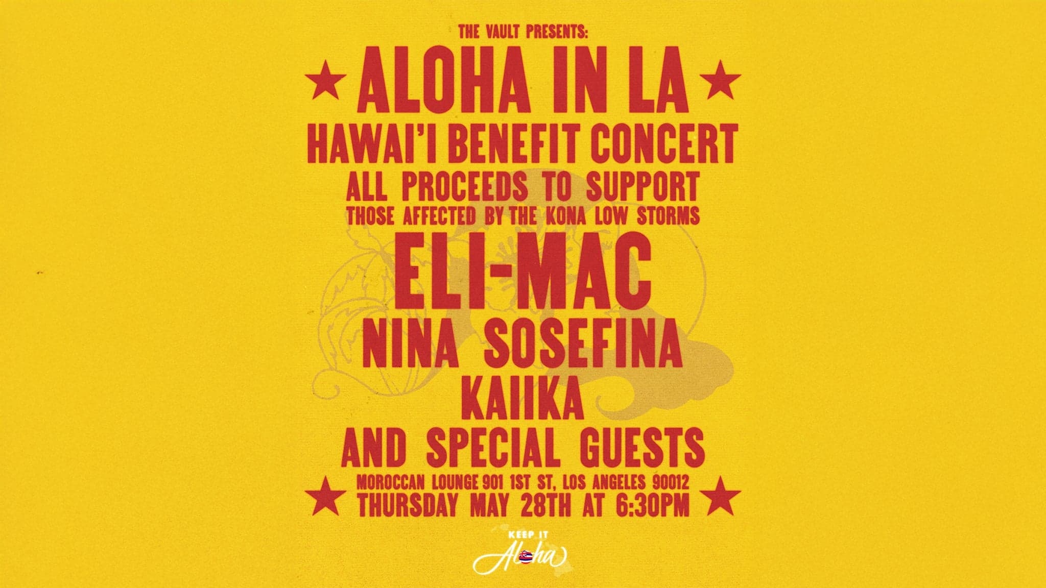 Aloha in LA: Hawai'i Benefit Concert ft. Eli-Mac, Nina Sosefina & more