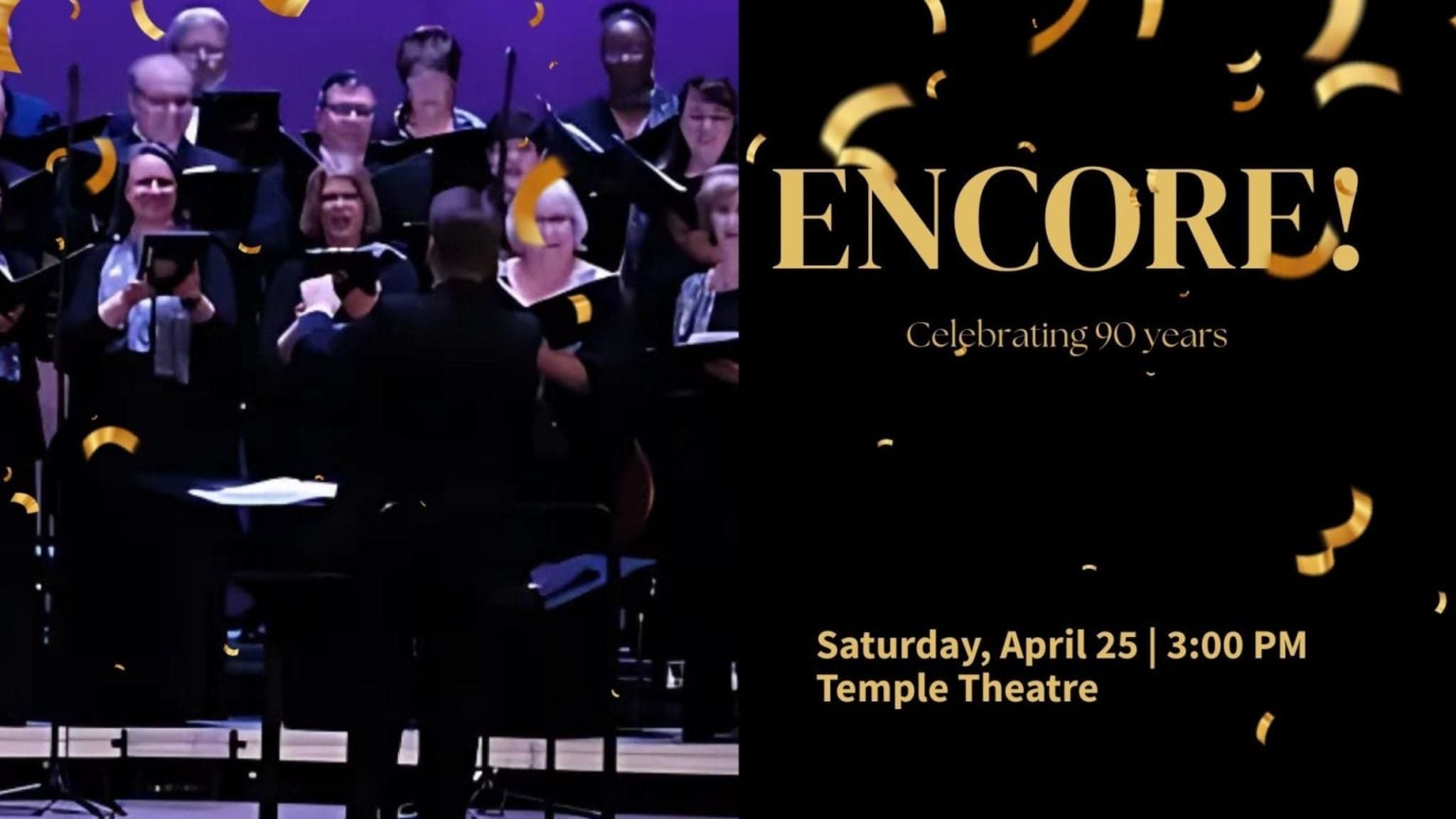 Encore! 90th Celebrating 90 Years! Saginaw Choral Society