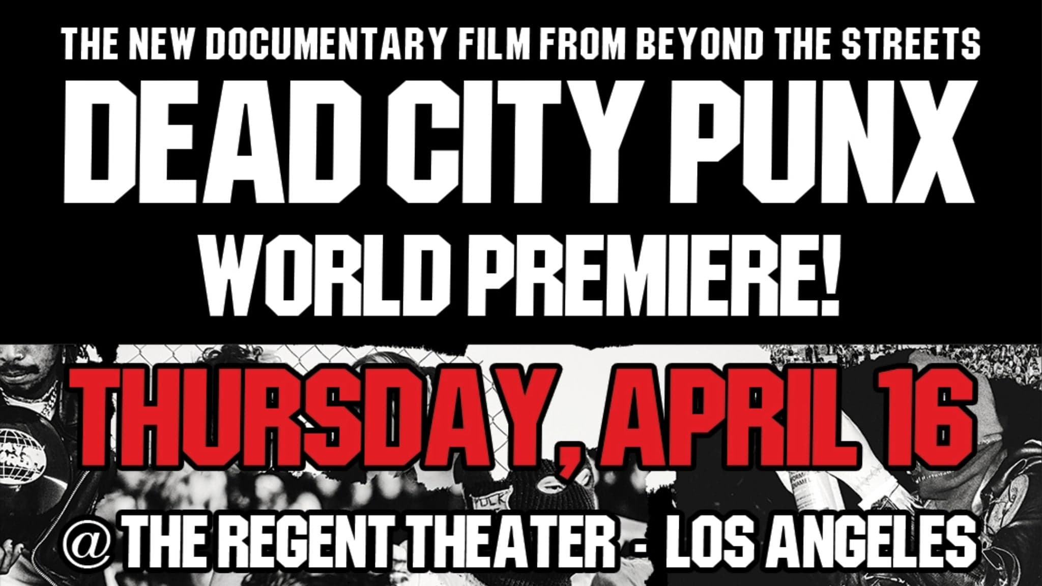 Dead City Punx Documentary Premiere (Doors 6:30pm)