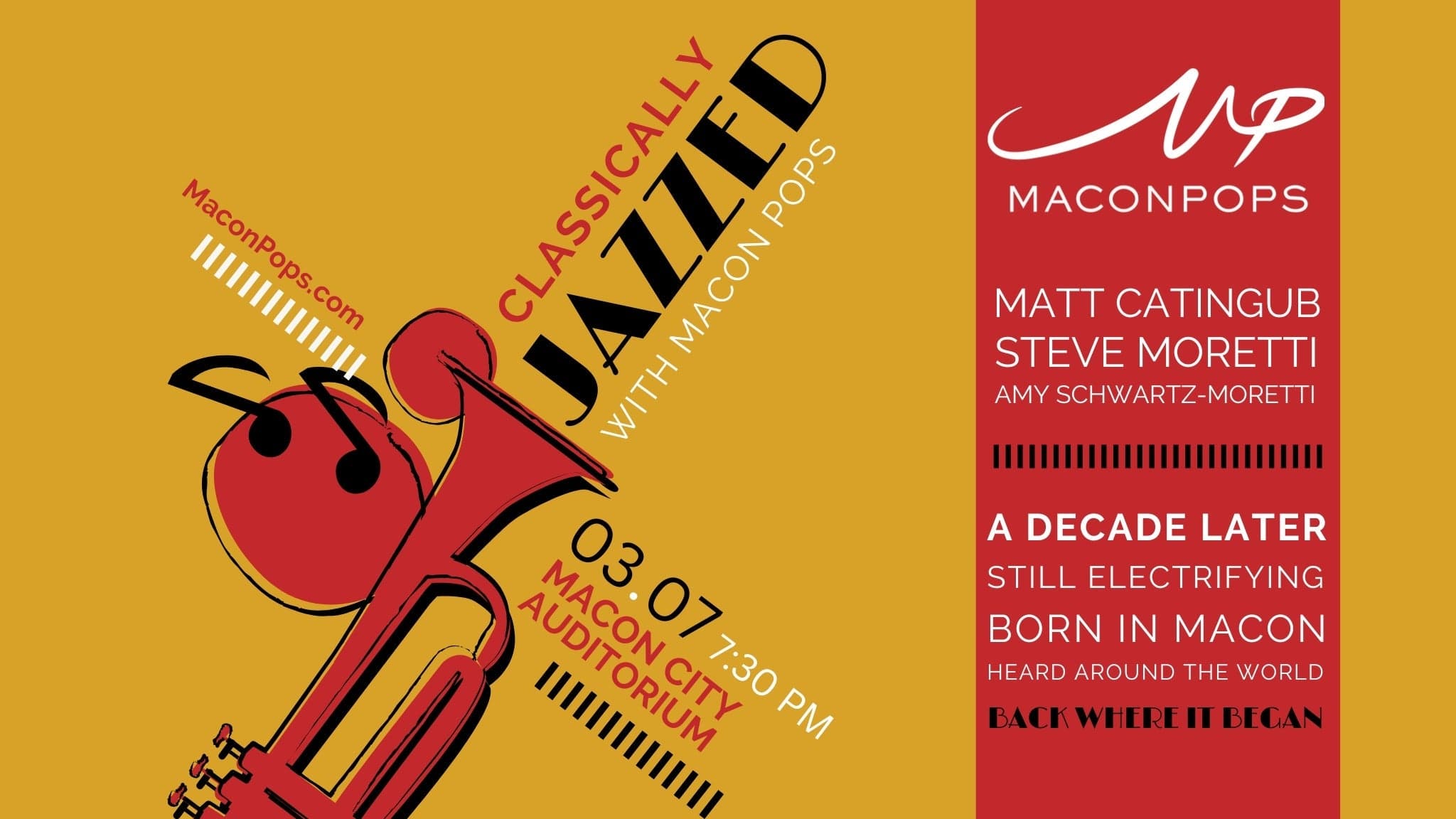 Classically Jazzed with Macon Pops