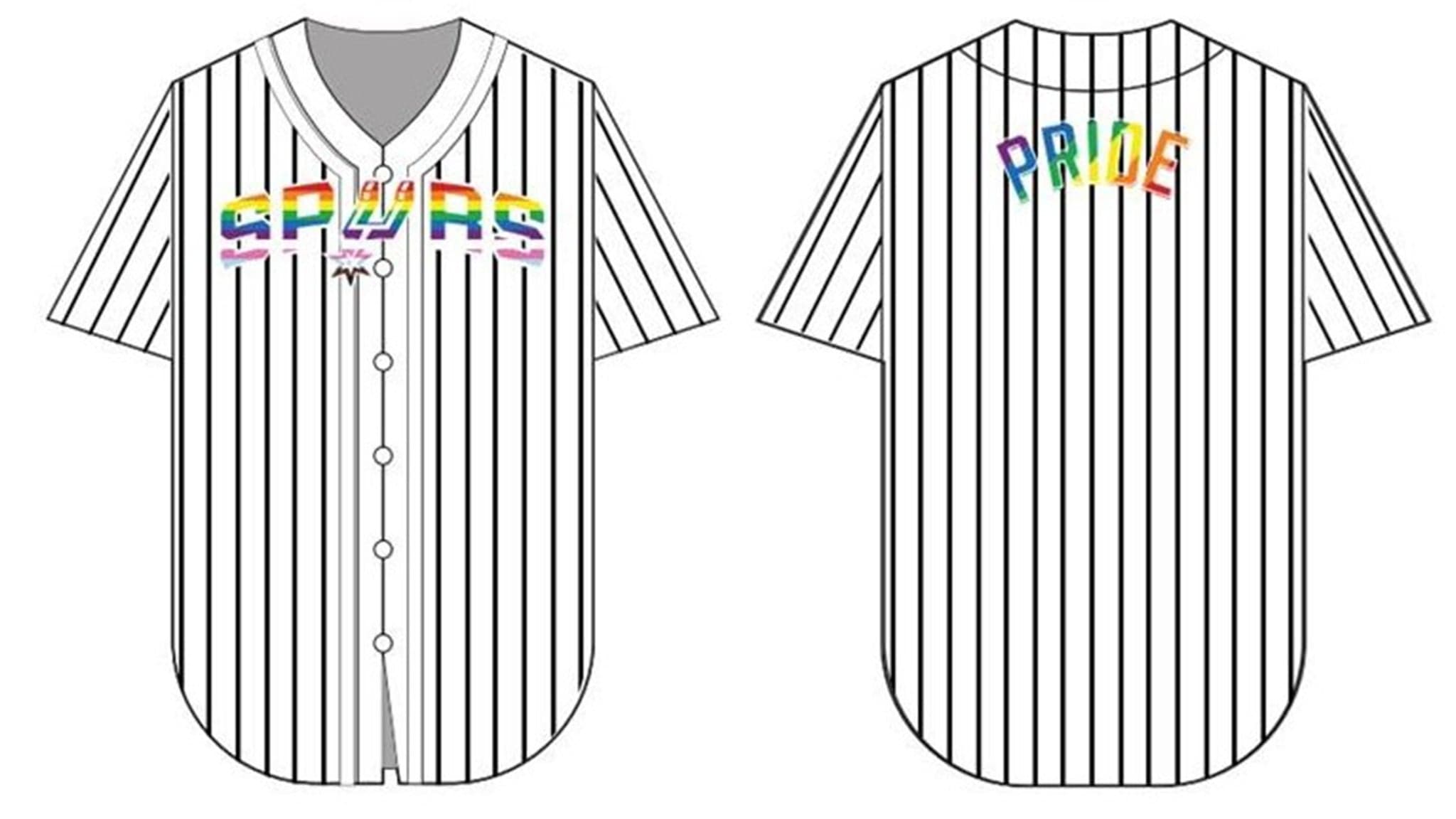 Austin Spurs Pride Jersey