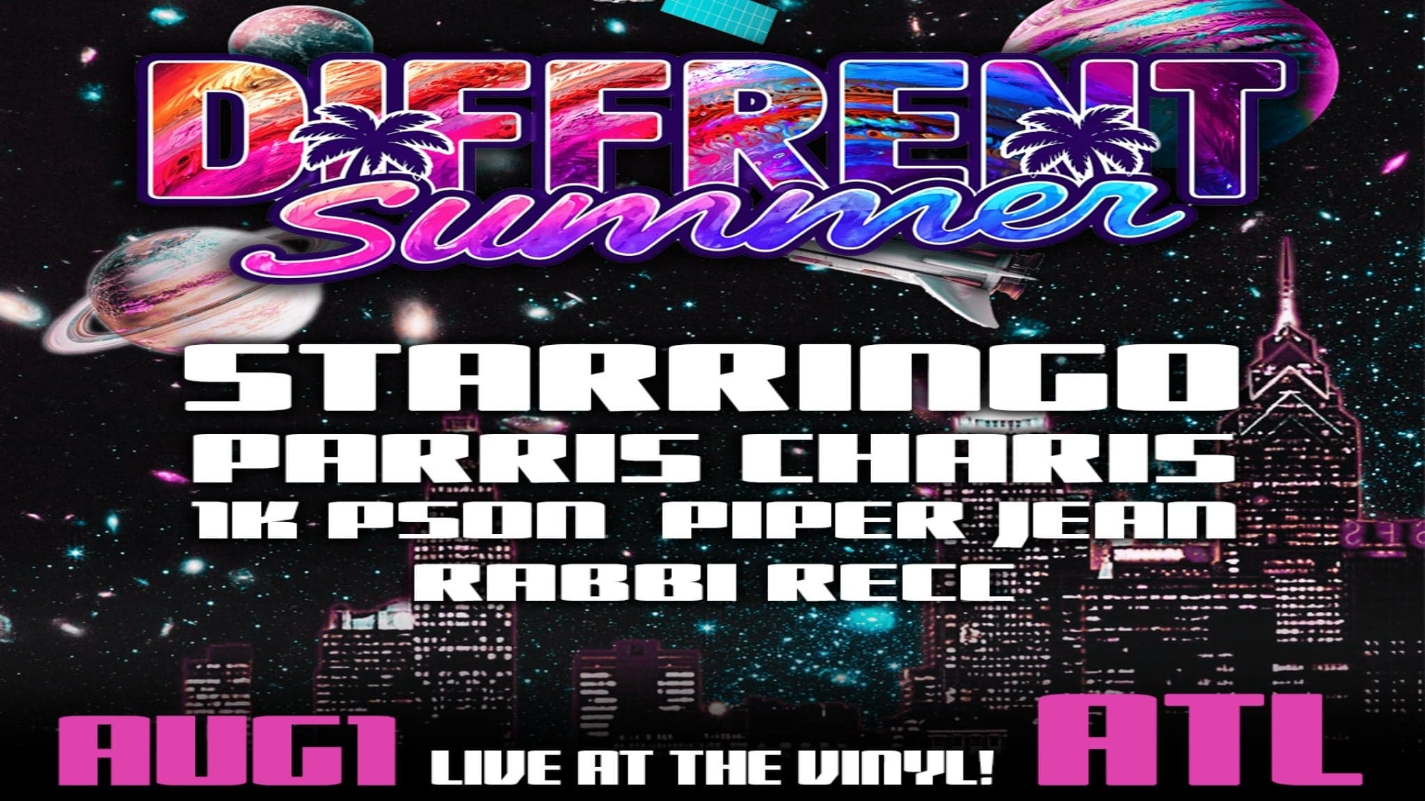 Starringo Presents: Diffrent Summer 2026