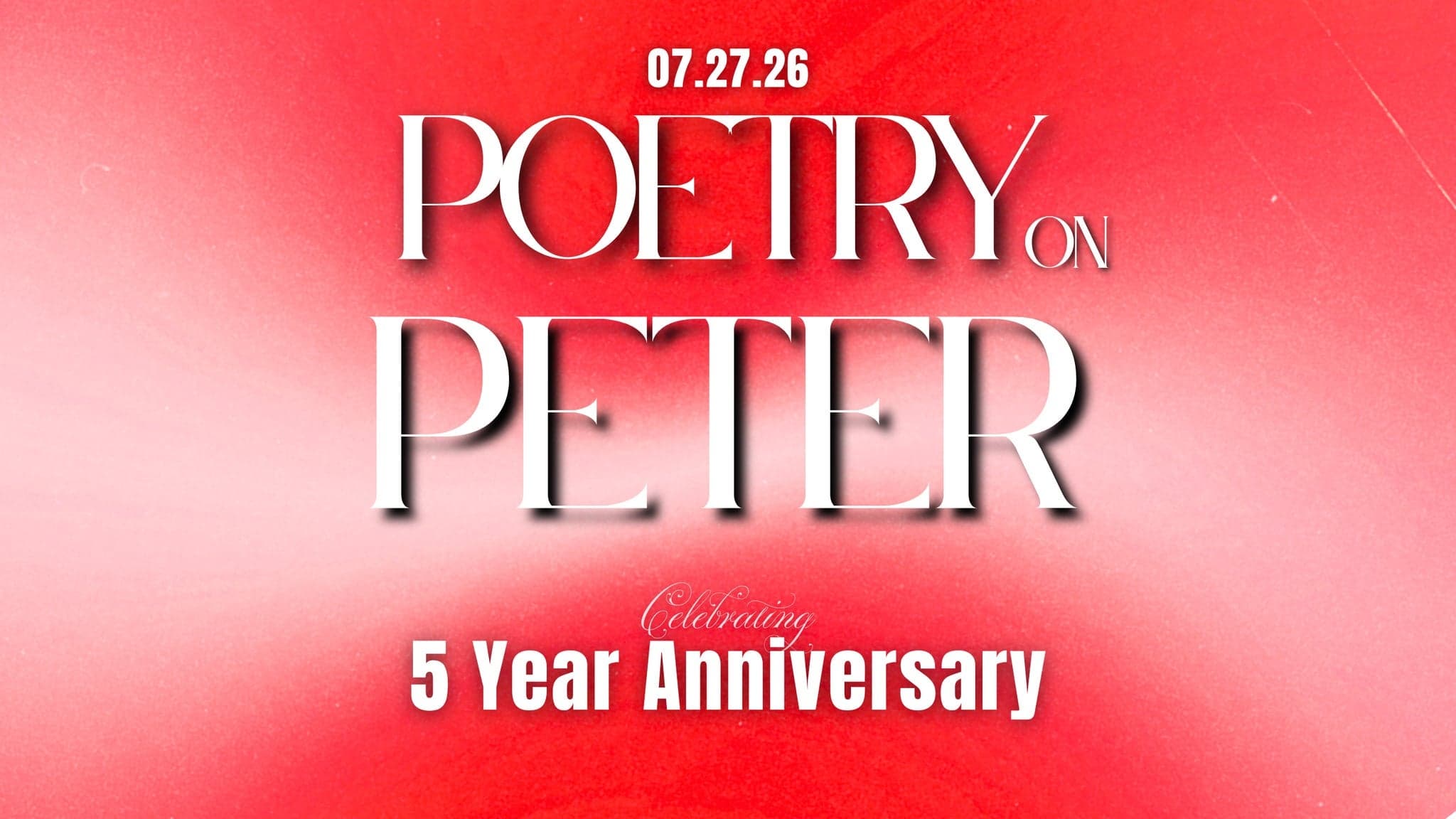 Poetry On Peter 5 Year Anniversary Feat. Miyana