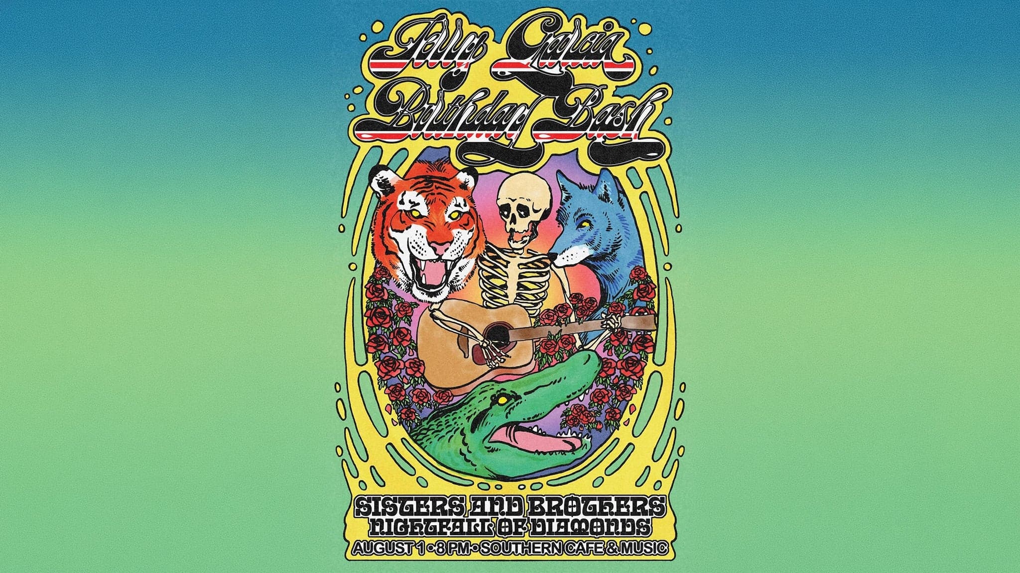 Garcia's Birthday Bash with Sisters & Brothers & Nightfall of DIamonds